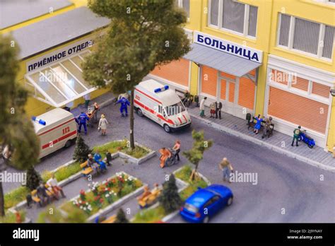 Saint Petersburg, Russia - May 13, 2017: Fragment Big Grand Maket ...