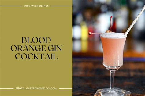 25 Orange Gin Cocktails That Will Make Your Taste Buds Sing ...