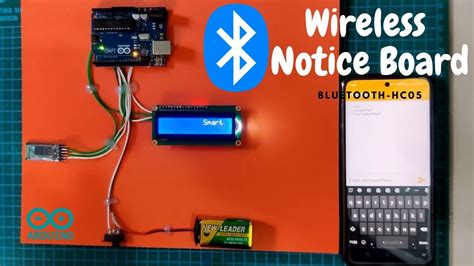 Bluetooth Wireless Smart Notice Board Using Arduino And LCD Humayet