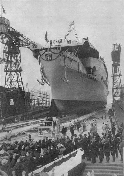 Launching Of Aircraft Carrier Graf Zeppelin