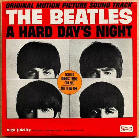 Popsike The Beatles A Hard Day S Night Orig Ua Mono St Press