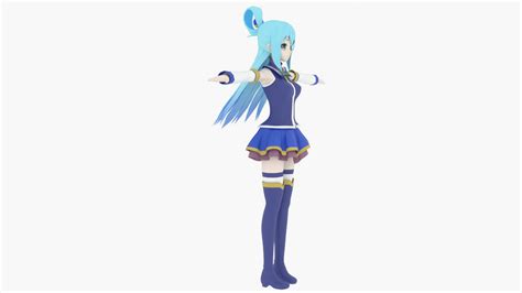 Aqua Konosuba 3d Model By Ilham45