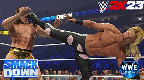 Wwe 2k23 Smackdown Matt Riddle Vs Dolph Ziggler Youtube