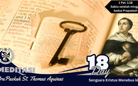 Hari Ke Meditasi Harian Selama Prapaskah Santo Thomas Aquinas Sabtu