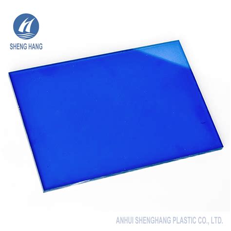 100 Virgin Material Blue Solid Polycarbonate Pc Sheet China Solid