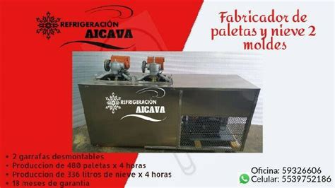 Fabricador Paletas Helados Nieve Ofertas Septiembre Clasf