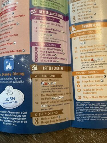 Disneyland Guide Map Resort And DCA May 2023 last map guide with SPLASH ...