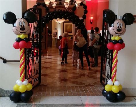 Mickey Mouse Birthday Balloon Column | YTEevents