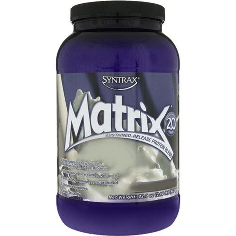 Комплексний протеїн Syntrax Matrix 2.0, 907 г. Банановый крем – фото ...