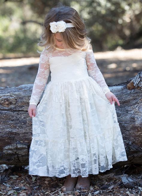 Robe Cérémonie Fille 2020 Robe Bohème Sweet De Fille De Fleurs En