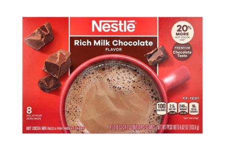 Nestlé Rich Milk Chocolate Hot Cocoa Mix g Cremige Trinkschokol