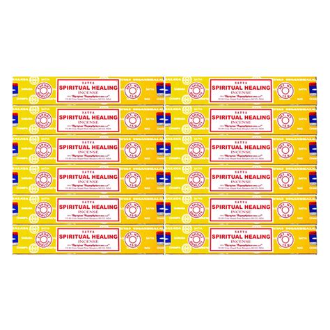 Satya Nag Champa Spiritual Healing Incense Sticks 12 Count Buy Satya