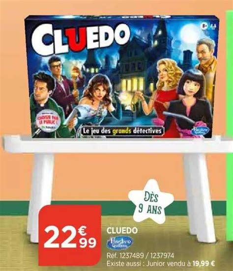 Promo Cluedo Hasbro Gaming Chez Atac ICatalogue Fr