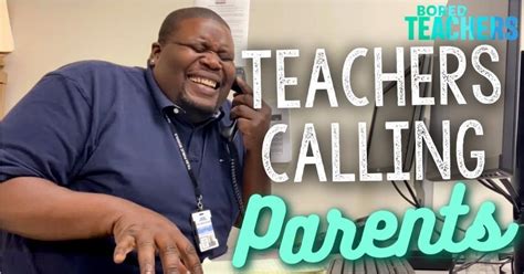 8 Different Types Of Teachers Calling Parents