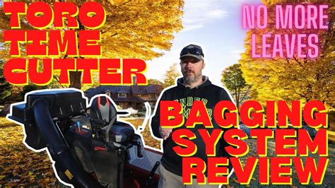 Toro Timecutter Lawn Mower Initial Review Toro Time Cutter Bagging