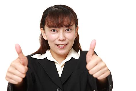 90 Call Center Customer Service Representative Thumbs Up Asian