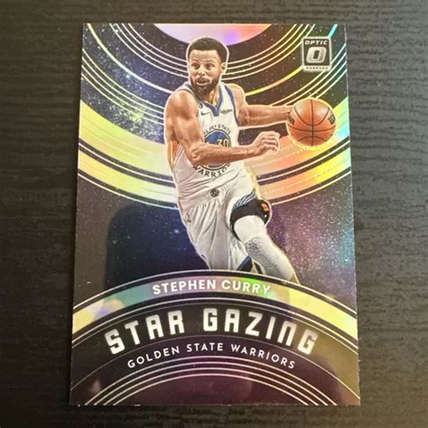 Donruss Optique Nba Star Gazing Stephen Curry Argent Holo Prizm