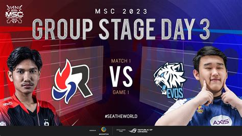 En Msc Group Stage Day 3 Rsg Slate Singapore Vs Evos Legends Game