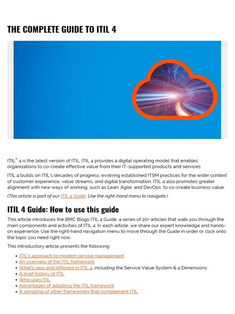 complete guide  itil   agile software development business