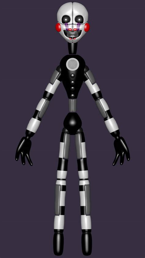 Fnaf Funtime Puppet Model By Ceborg On Deviantart