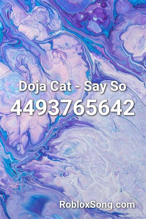 Doja Cat Say So Roblox ID Roblox Music Codes Roblox Coding Id Music