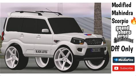 Modified Mahindra Scorpio S11 For Gta San Android Pc Dff Only BY