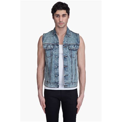 Mens Denim Vest Best For Protection And Style In 2020 Black Denim