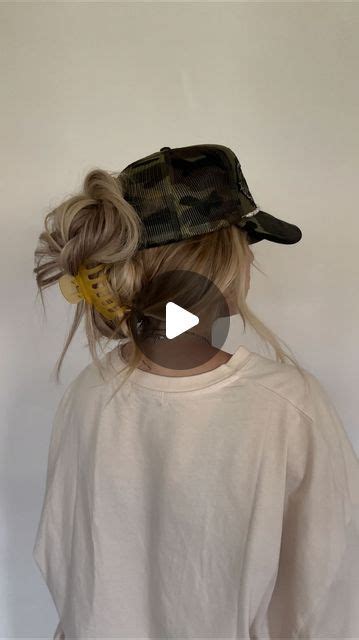 Torie Bliss On Instagram Claw Clip Hat Style For Long Hair Extensions