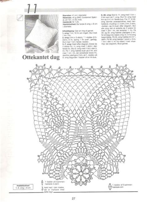 И снова салфетки Коллекция 9 Crochet doily diagram Crochet