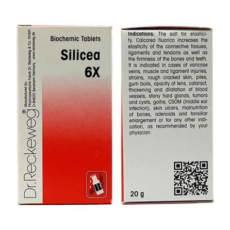 Buy Dr Reckeweg Silicea 6x Tablet 20 Gm Online At Best Price Netmeds