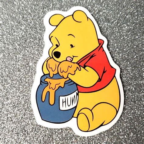 DISNEY Waterproof Sticker Winnie the Pooh in 2024 | Disney sticker, Winnie the pooh, Pooh