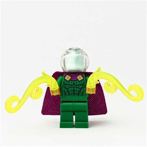 New LEGO® Mysterio, Light Aqua Head Minifigure - Marvel Spider Man ...