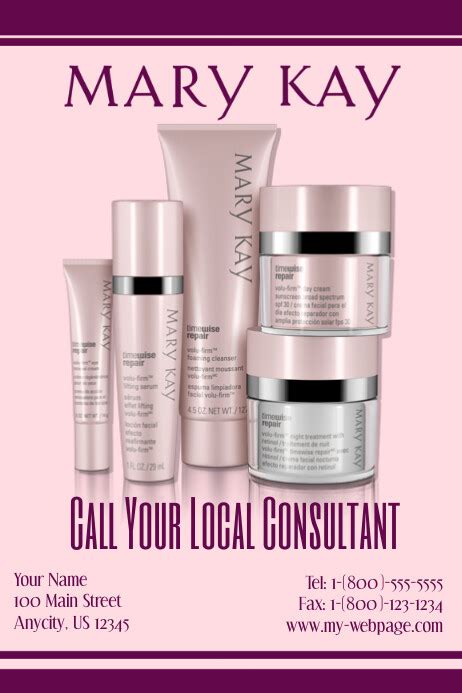 Plantilla De Mary Kay Postermywall