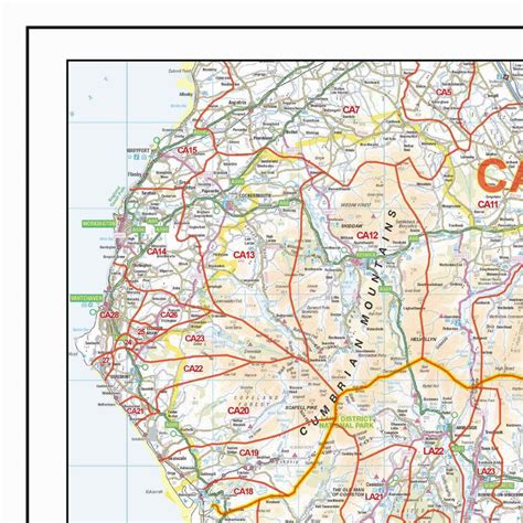 Northern England Postcode District Map (D4) – Map Logic