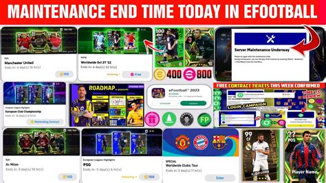 Maintenance End Time Today In Efootball Mobile Pes Server