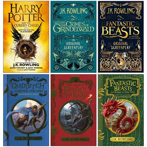 Amazon J K Rowling Collection Books Set Harry Potter And The