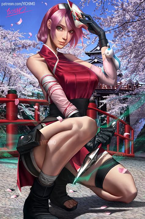 Sakura By YICHIMOO Hentai Foundry