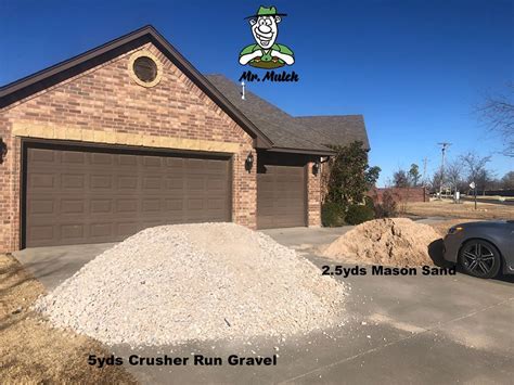 Crusher Run Driveway Gravel Okc — Mr Mulch