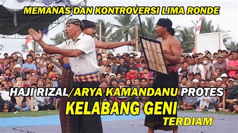 Laga Memanas HAJI RIZAL Vs KELABANG GENI Peresean Terbaru 2023 Desa