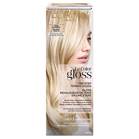 I Tested LOreal Le Color Gloss Cool Blonde My Before And After Results