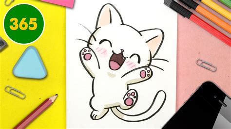 Comment Dessiner Chaton Kawaii 💖 Chat Kawaii 💖 Dessins Faciles Kawaii