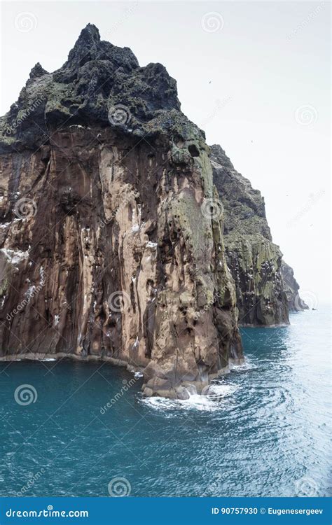 Vestmannaeyjar Island Iceland Vertical Stock Photo Image Of