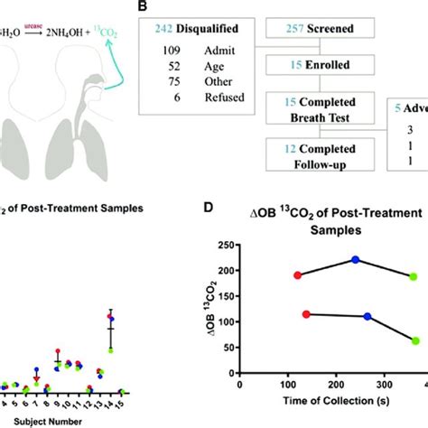 A Principle Of Nebulized Urea Breath Testing B Study Overview C