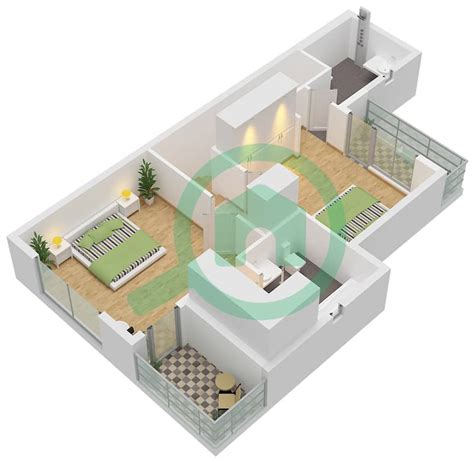 Floor Plans For Type B Semi Detached Bedroom Townhouses In The Falcon