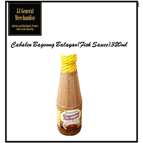 Cabalen Bagoong Balayanfish Sauce320ml Shopee Philippines