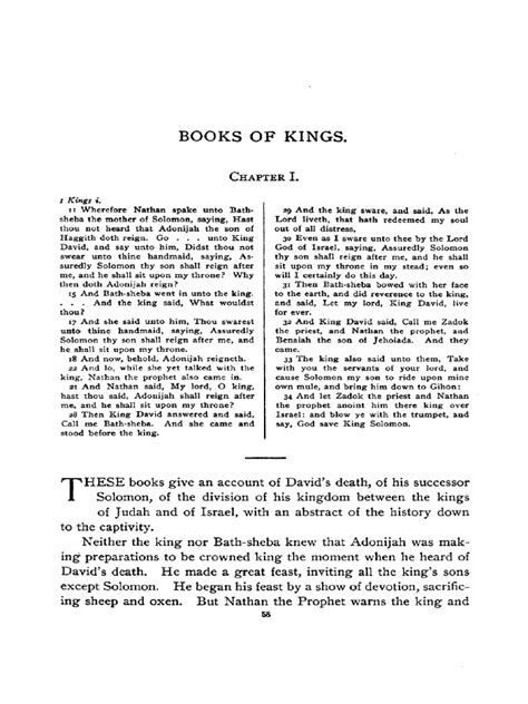 Books of Kings | PDF