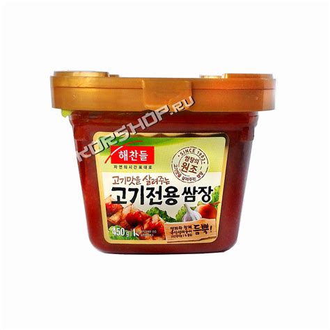 Купить соевая перцовая паста для мяса самдян т.м. хечандыль, корея 450 ...