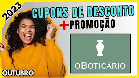 Cupom De Desconto O Botic Rio De Outubro Economize Ofertas E