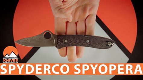 Spyderco Spyopera C Cfpd Folding Knife Quick Look Youtube