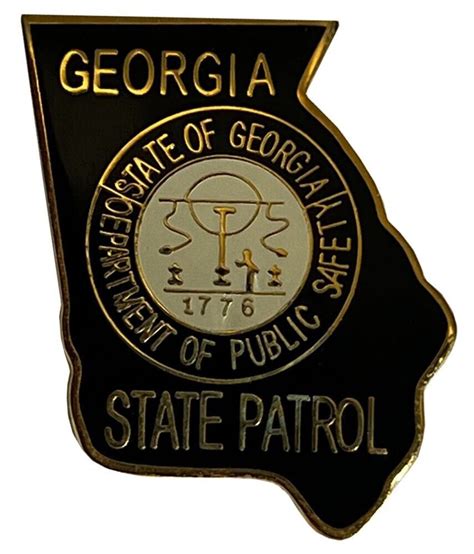 Georgia State Patrol Patch Hat Cap Lapel Pin POP-010 - Etsy